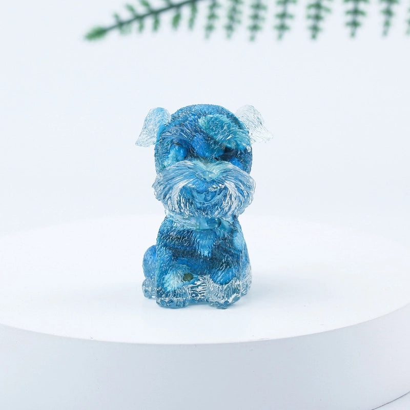 Adorable Dog Shaped Crystal Figurines for Home Decor|Decorative Figurines