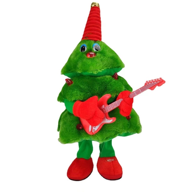 Glowing Musical Dancing Christmas Tree Plush Toy for Kids|Holiday Gifts Toys