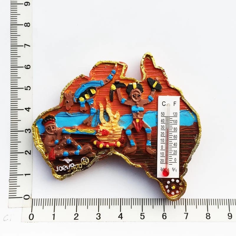 Vintage Map Letter Resin Fridge Magnet Single Piece|Home Decor & Kitchen Accessories