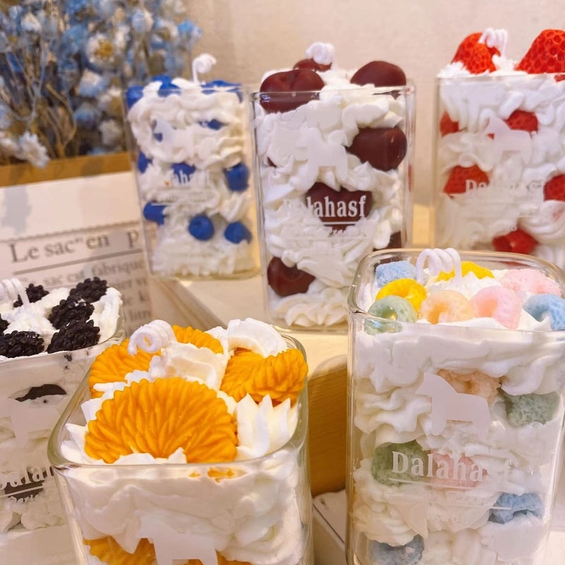 Elegant Multicolor Scented Soy Wax Candle for Home & Party Decor