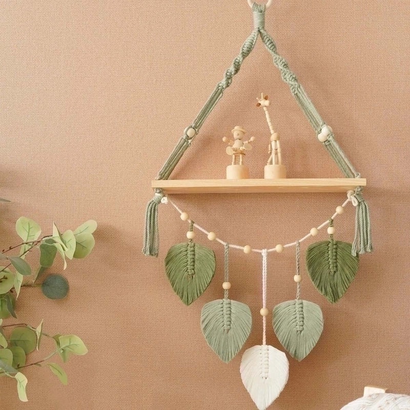 Elegant Minimalist Leaf Cotton Pendant for Home Decor|Home Decoration