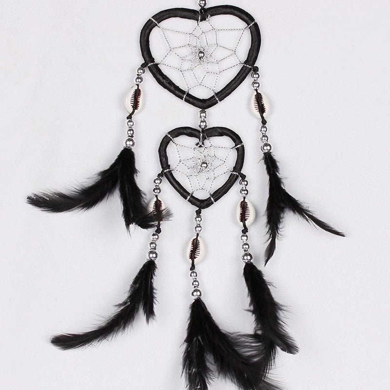 Heart-Shaped Feather Pendant Romantic Design Decorative Accessory for Jewelry|Jewelry & Accessories