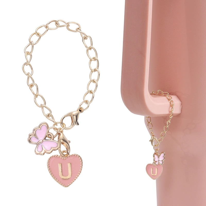 Cute Heart & Butterfly Enamel Alloy Pendant for Women | Jewelry & Accessories