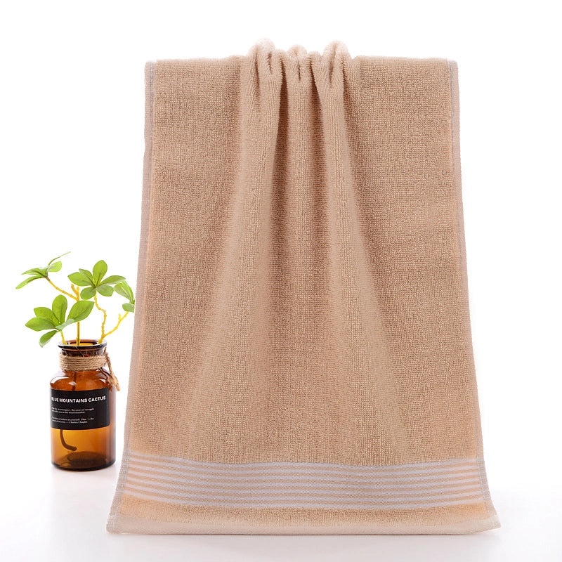 Thickened Pure Cotton Face Towel for Adults Household Water Pattern 32-Strand Durable Daily Use|Home & Living - Towels & Linens