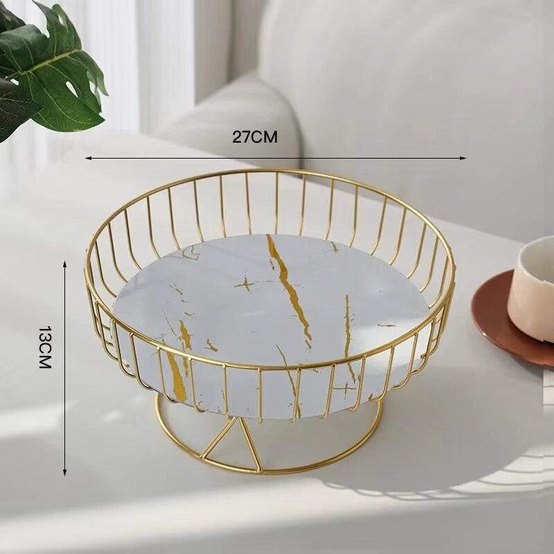 Stylish Solid Color PVC Fruit Basket for Home Decor|Home & Kitchen Storage