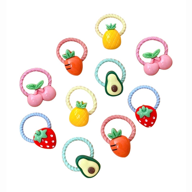 Gentle Baby Hair Bands, Soft Rubber Hair Ties for Kids, Non-Damaging Korean Style Hair Accessories|Childrens Hair Accessories