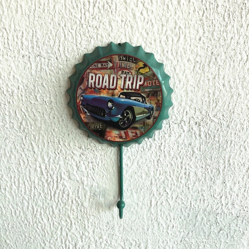 Vintage Beer Cap Letter Motorcycle Metal Iron Pendant Wall Decor|Wall Art