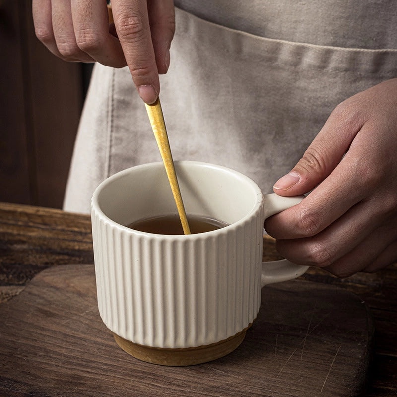 White Porcelain Mug for Everyday Use | Home & Kitchen Drinkware