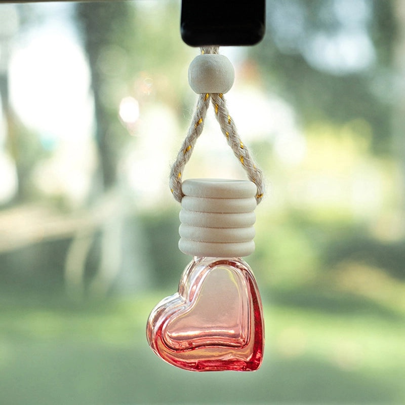 Romantic Heart-Shaped Glass Scent Diffuser|Home Fragrance & Aromatherapy