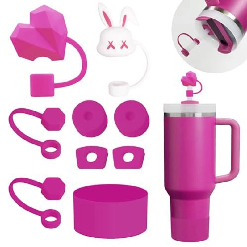 Adorable Animal Flower Silicone Cup Sleeve Set | Drinkware Accessories