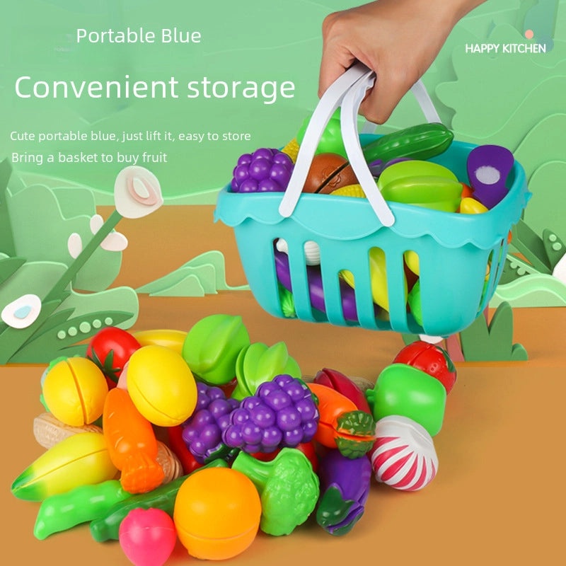 100-Piece Kids Toy Set|Educational Fruit and Vegetable Models for Early Learning|Preschool Cognitive Development|Kindergarten Play|Early Educatio