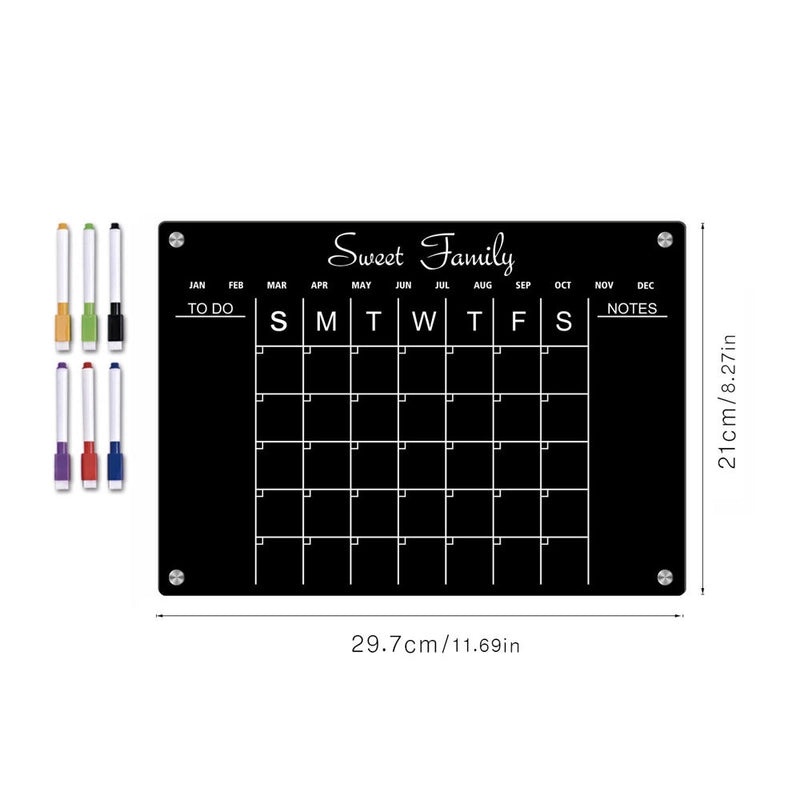 Minimalist Transparent Colored Resin Refrigerator Magnet | Home Decor