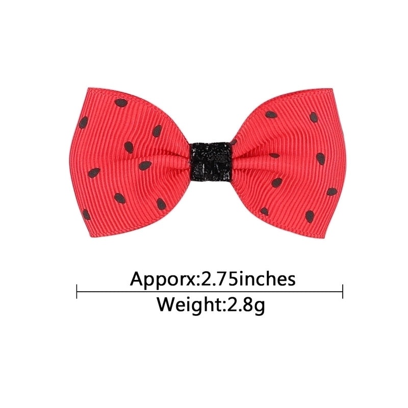 Fruit Pattern Bow Hairpin Watermelon Hair Clip for Kids | Children's Hair Accessories