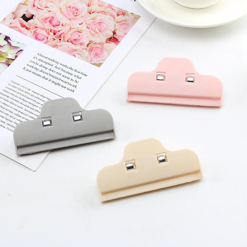 Minimalist Solid Color Plastic Bag Sealing Clip Single Piece | Kitchen Storage Accessories