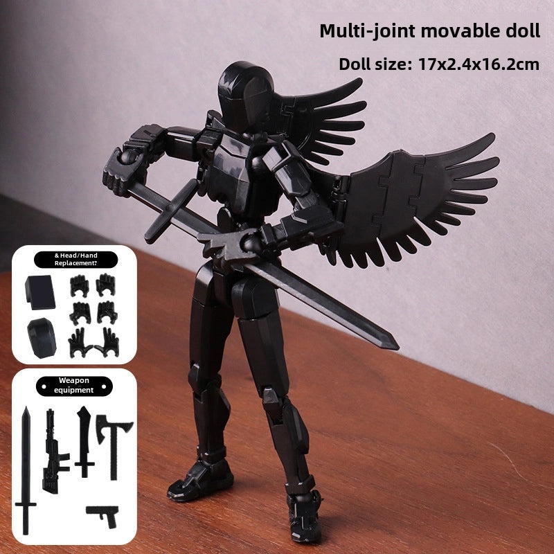 Lucky Doll 13-Joint Movable 3D Printed DIY Whole Body Stress Relief Toy | Toys & Games