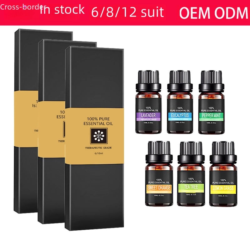 Lavender Rose Aromatherapy Essential Oil Set for Massage and Home Bedroom Use | Aromatherapy & Essential Oils