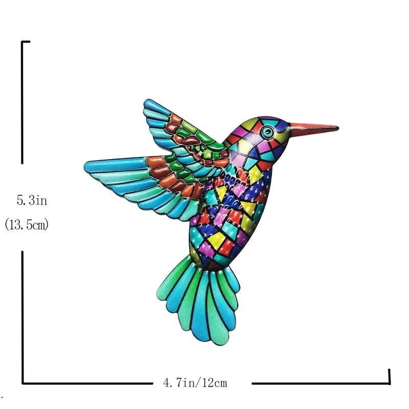 Iron Hummingbird Wall Decor Metal Pendant for Home and Garden|Home Decor