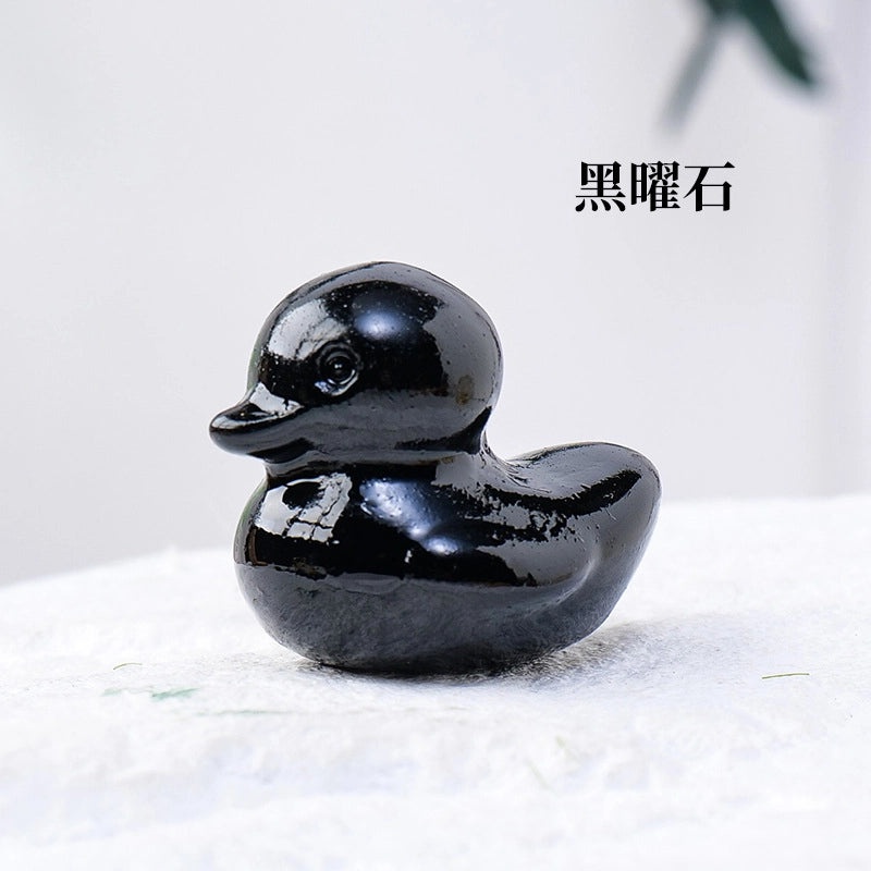 Minimalist Crystal Duck Figurine | Home Decor Ornaments