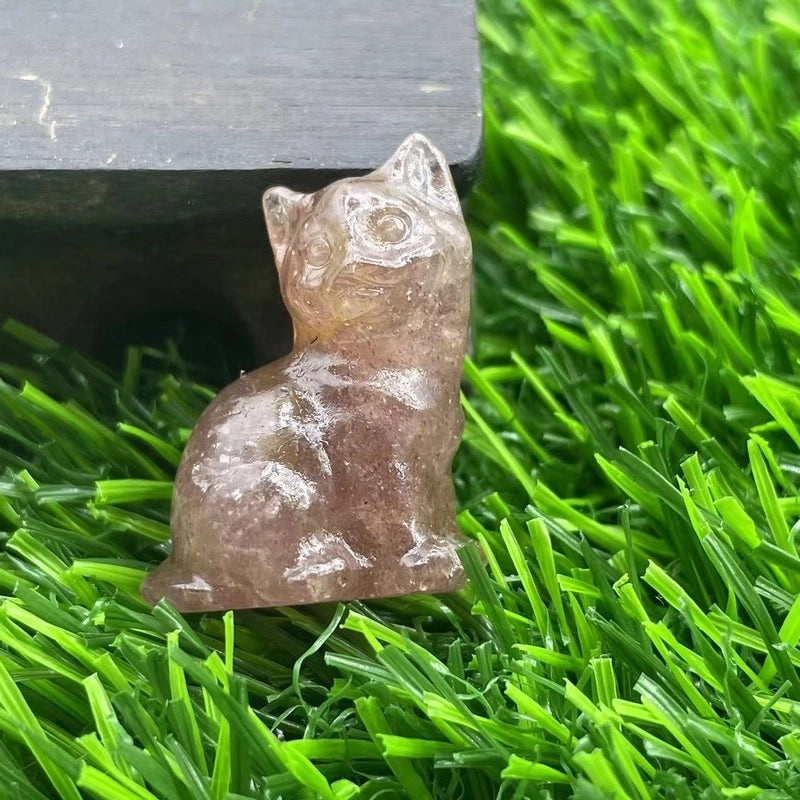 Adorable Gemstone Animal Figurines Decorative Artificial Ornaments|Home Decor