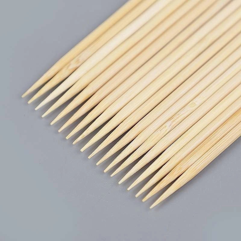 Disposable Bamboo Skewers for BBQ Grilled Meat and Fruits | Kitchen & Dining Accessories