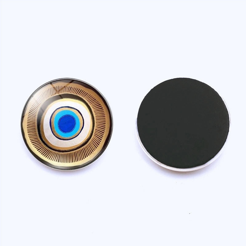 Evil Eye Refrigerator Magnets Blue Glass Crystals 25mm Turkey Magnetic Paper Holders|Home Decor & Kitchen Accessories