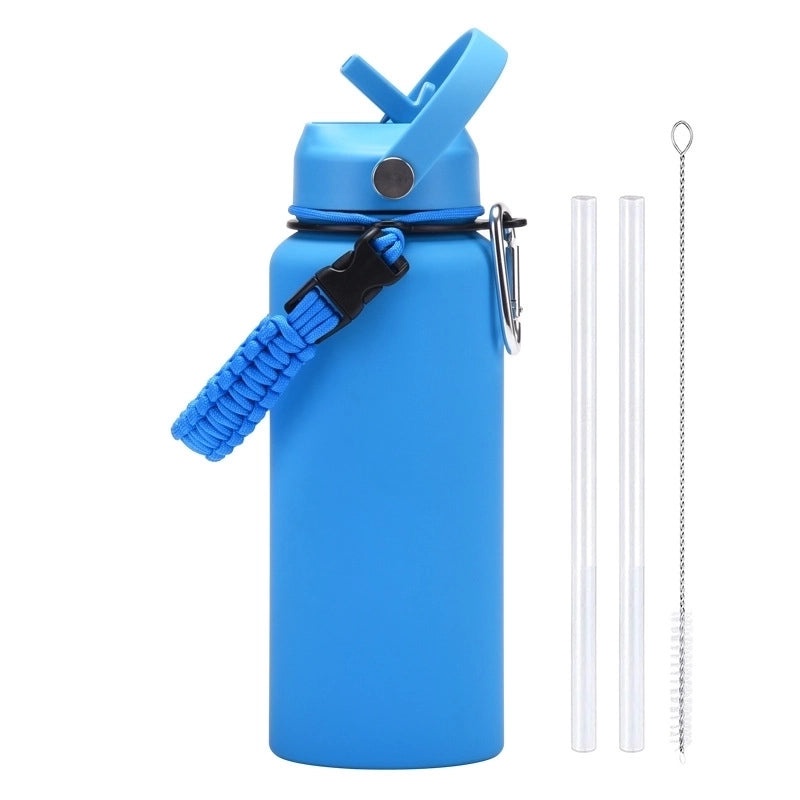 Stainless Steel Water Bottle Single Piece Casual Solid Color | Drinkware & Hydration