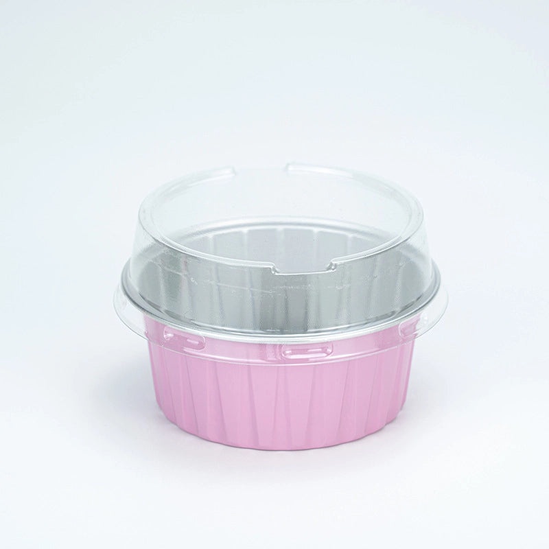 Aluminum Foil Baking Cups for Air Fryer Pudding Cake Molds Round Disposable Cake Bowls|Bakeware & Cooking Accessories