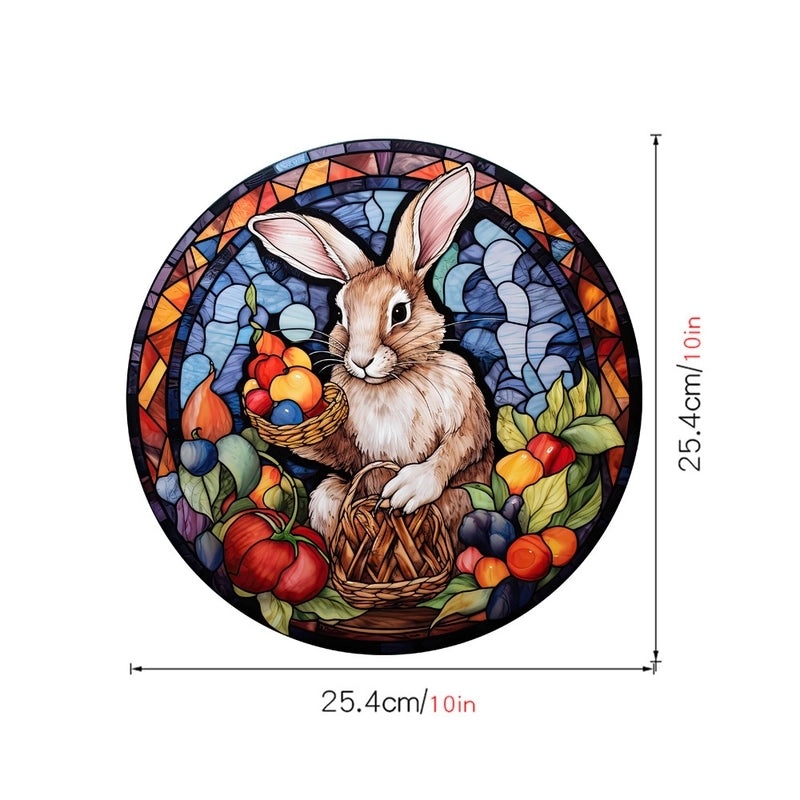 Cute Pastoral Rabbit PVC Wall Decal|Home Decor Wall Stickers