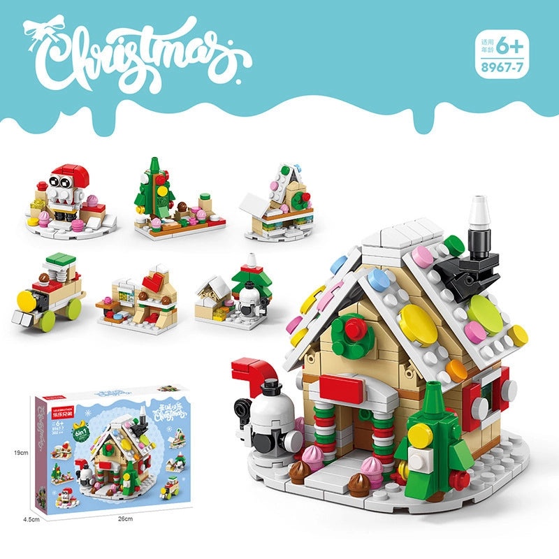 Christmas Tree Building Blocks Set Compatible with Small Particles | Kids Christmas Toys & Building Sets