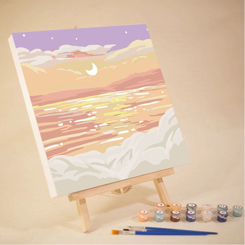 10-12 Color High Quality Pigment Set for DIY Digital Oil Painting Landscape | Painting Supplies