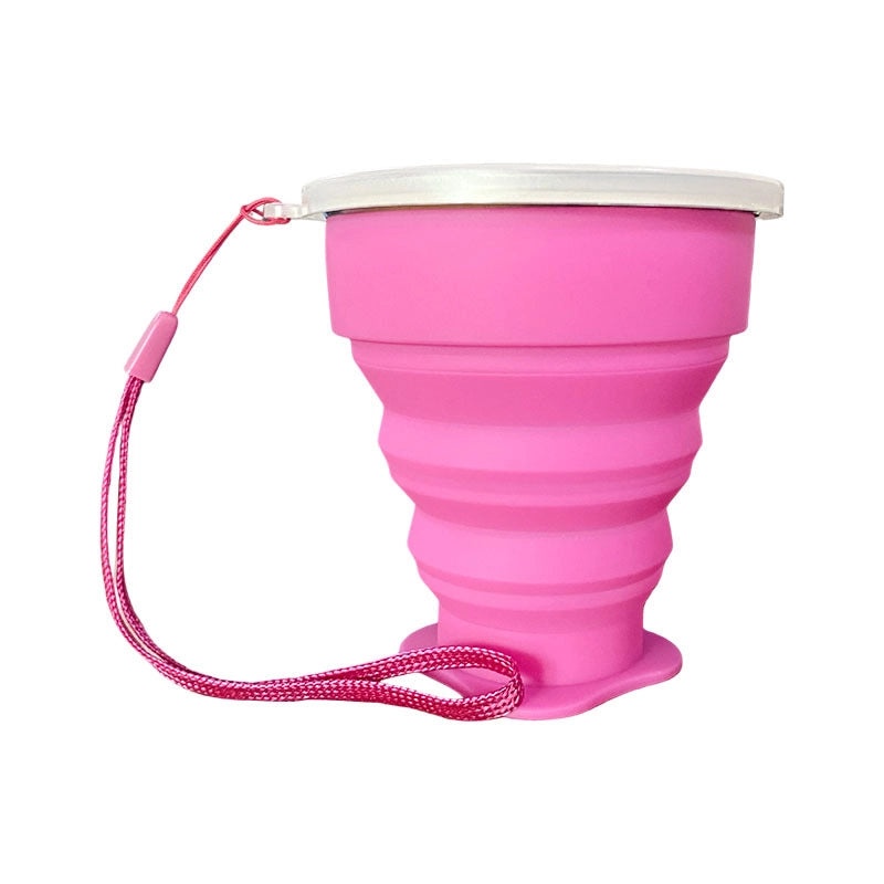 200ml Portable Silicone Folding Cup for Travel|Travel Accessories