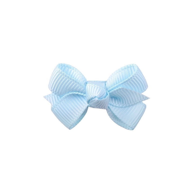 Classic Solid Color Baby Bow Hair Clips Set|Baby Accessories