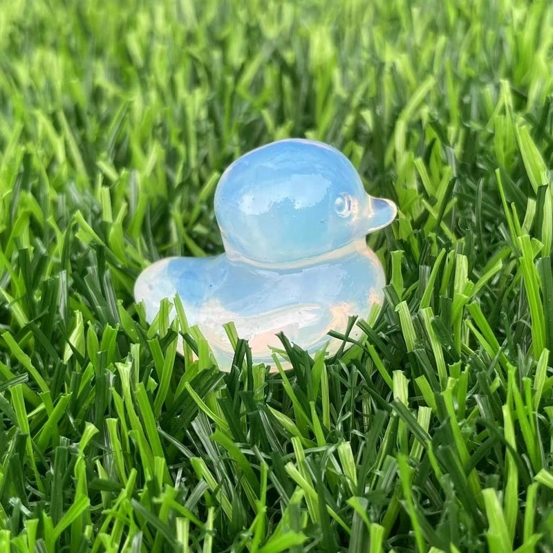 Retro Duck Natural Stone Ornament Cute Decorative Artificial Sculpture|Home Decor