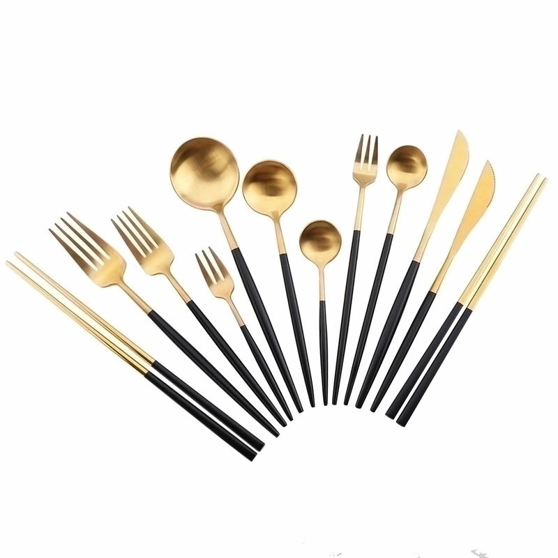 Elegant Solid Color Stainless Steel Cutlery Piece | Tableware