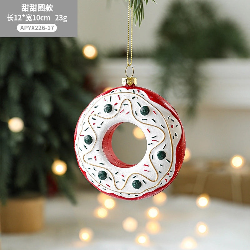 Christmas Tree Cake Hanging Ornament Cute Holiday Travel Decoration | Christmas Ornaments