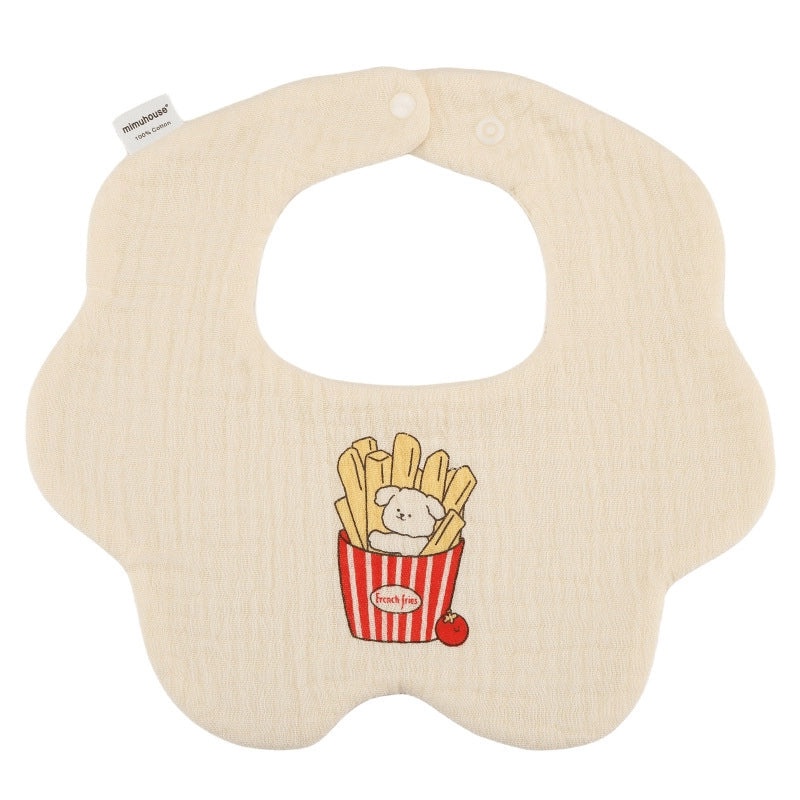 Adorable Animal Cherry Blossom Cotton Baby Burp Cloths Soft Infant Accessories|Baby Essentials