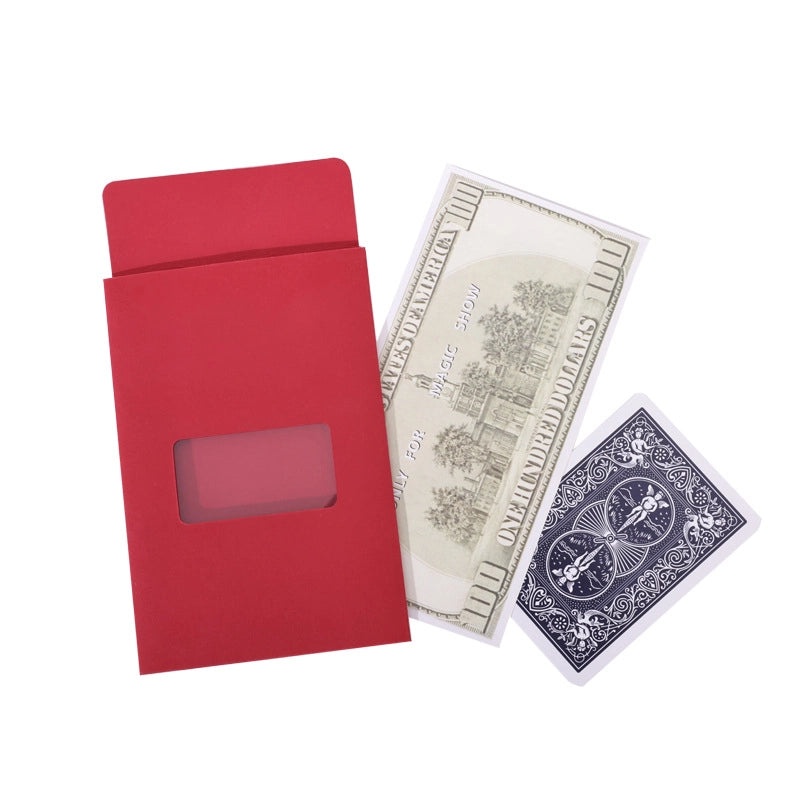 Red Envelope Money Change Magic Props for Close-up Tricks Annual Party Magic Toy Batch|Magic Tricks & Props