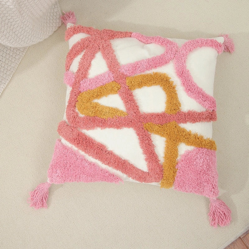 Striped Minimalist Canvas Pillow Covers for Couch and Sofa | Home Decor Accessories