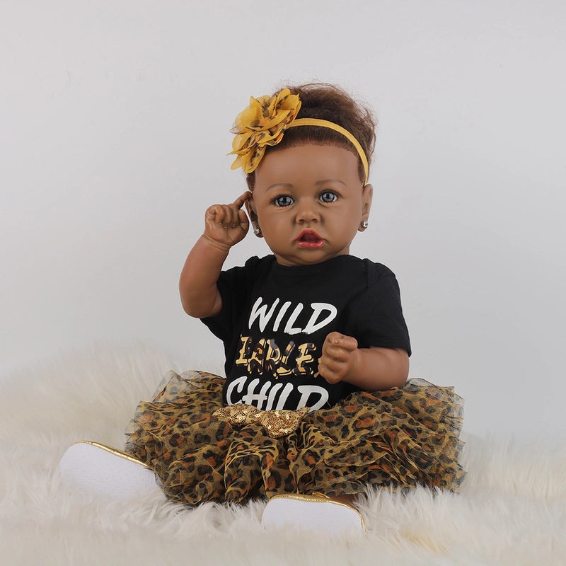 Realistic Vinyl Doll Toy with Silica Gel Material | Kids' Toys & Collectibles