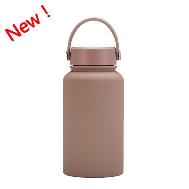 Stainless Steel Water Bottle Single Piece Casual Solid Color | Drinkware & Hydration