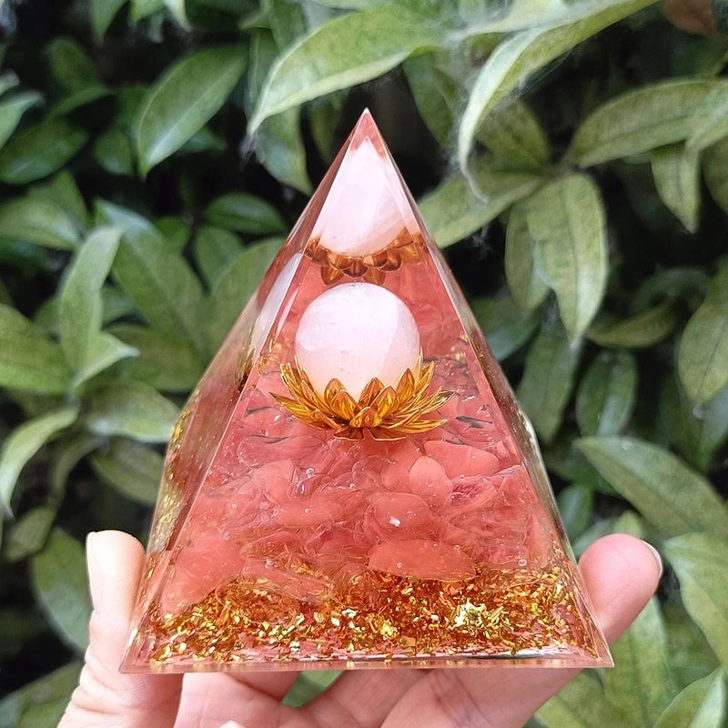 Classic Geometric Acrylic Crystal Pyramid Decor|Home Decor