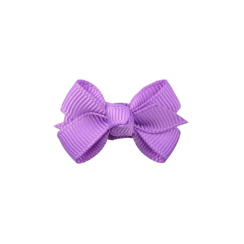 Classic Solid Color Baby Bow Hair Clips Set|Baby Accessories