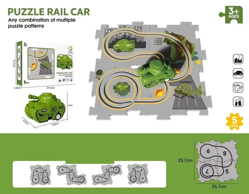 Christmas Tree and Snowman Puzzle Toys | Holiday Decorations