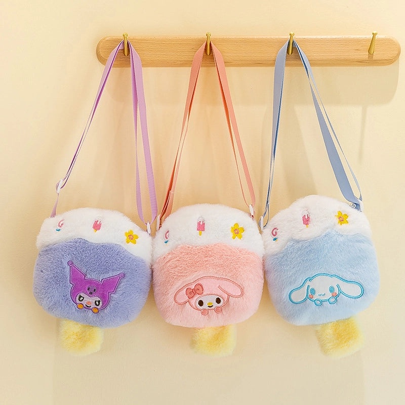 Cute Paradise Rab Plush Tote Bag Large Capacity Embroidered Shoulder Handbag|Bags & Accessories