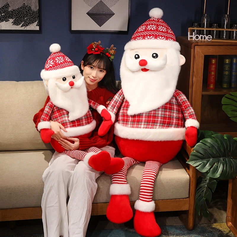 Christmas Santa Claus Plush Stuffed Toys Soft PP Cotton Holiday Gifts|Plush Toys & Stuffed Animals