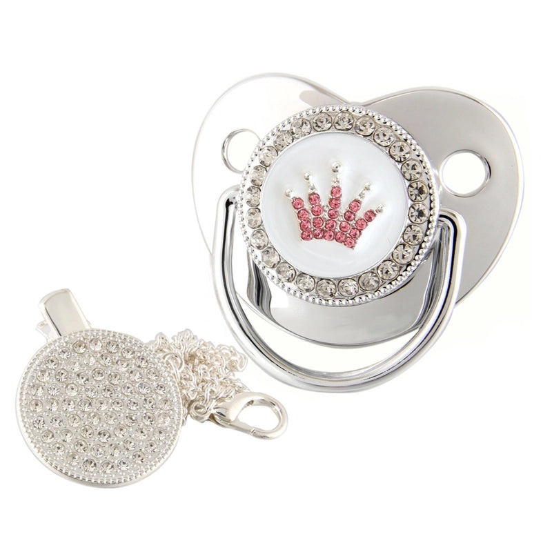 Adorable Double Heart Crown Silicone Baby Accessories|Baby Accessories & Jewelry