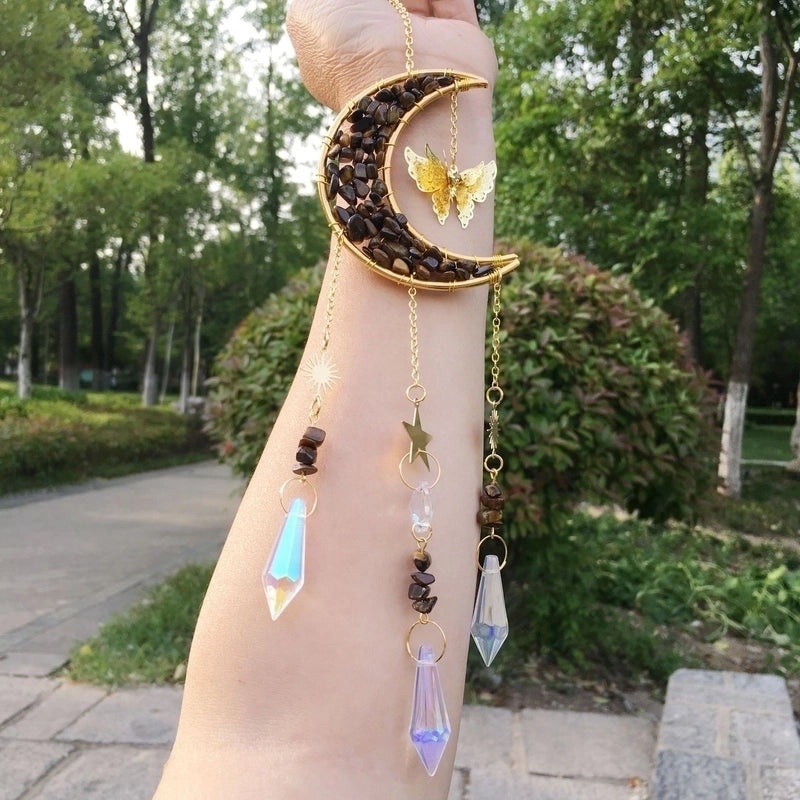 Vintage Star and Moon Metal Wind Chime | Home Decor & Garden Accessories