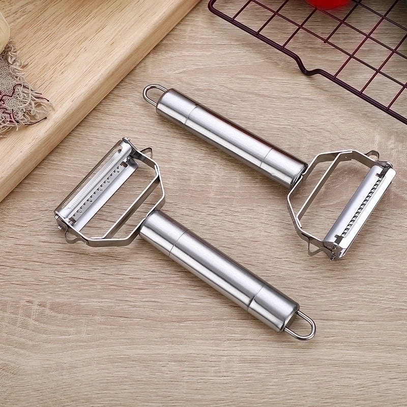 Sleek Stainless Steel Solid Color Peeler | Kitchen Gadgets