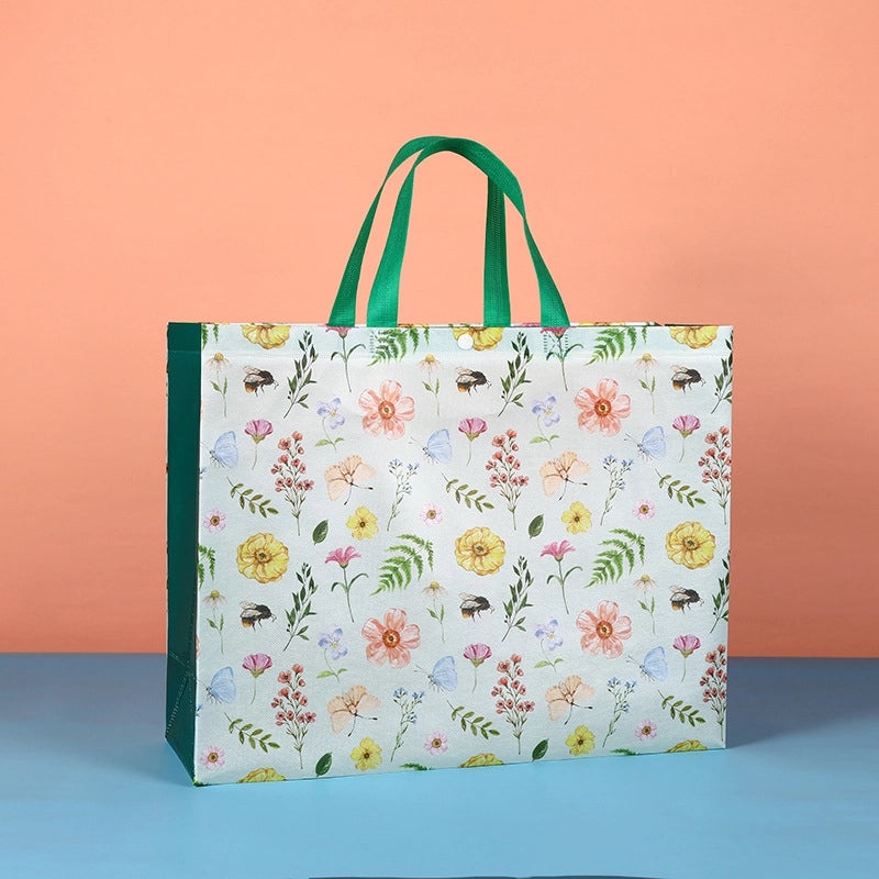 Ethnic Style Floral Nonwoven Fabric Daily Use Bag|Accessories & Bags