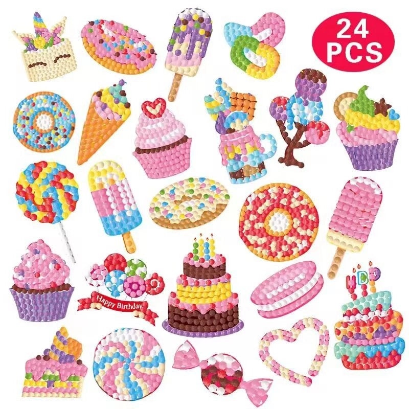 Mermaid DIY Diamond Painting Stickers for Kids | Kids Craft Supplies